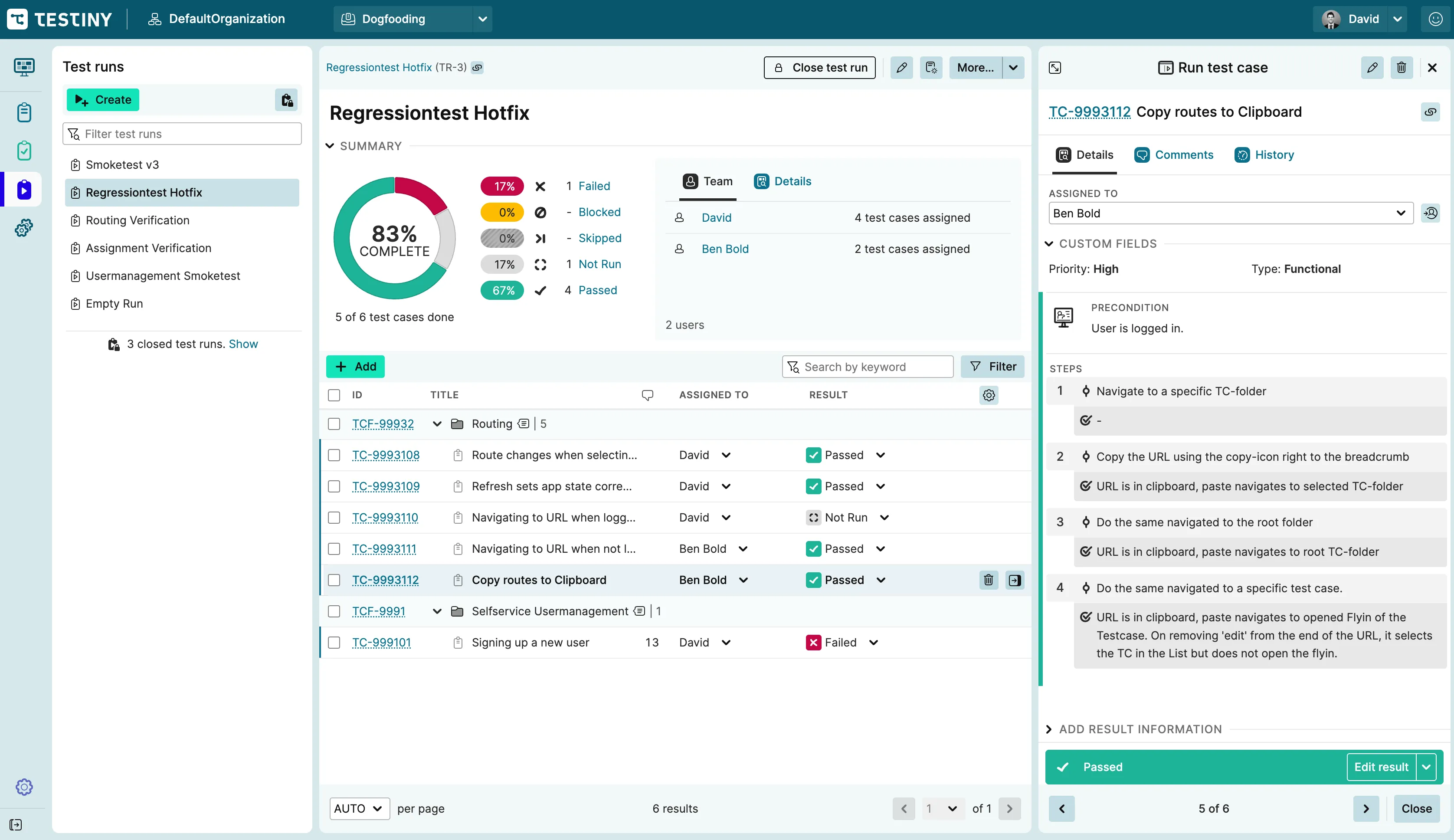 Testiny - See our tool in action